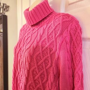 PARKURST COTTAGE COUNTRY CHUNKY CABLE KNIT SWEATER